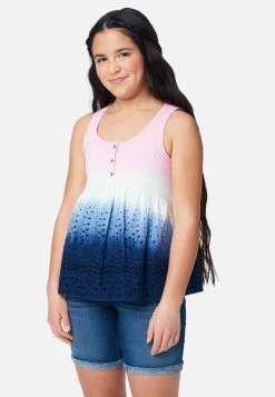 Adjmi Eyelet Scoop-Neck Tank