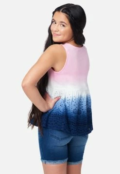 Adjmi Eyelet Scoop-Neck Tank