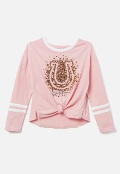 Adjmi Sports Graphic Long Sleeve Tee Tops