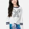 Adjmi Tops Sports Graphic Long Sleeve Tee