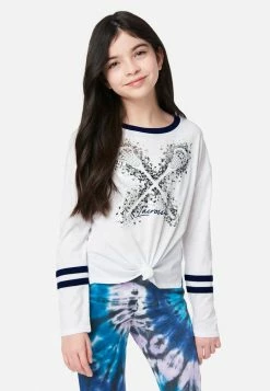 Adjmi Tops Sports Graphic Long Sleeve Tee