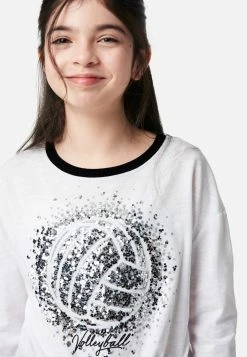 Adjmi Tops Sports Graphic Long Sleeve Tee