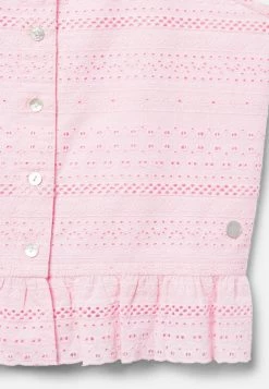 Adjmi Eyelet Button-Up Tank