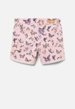 Adjmi Bottoms Patterned Midi Denim Shorts