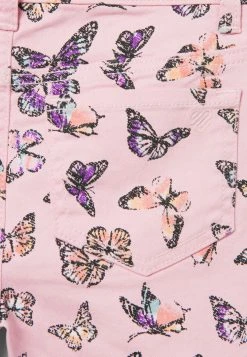 Adjmi Bottoms Patterned Midi Denim Shorts