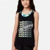 Adjmi J Sport Scoop Neck Layered Tank Tops