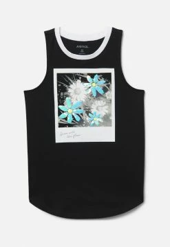 Adjmi Graphic Scoop Neck Tank Tops