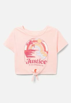 Adjmi Tops Color-Changing Tie-Front Tee