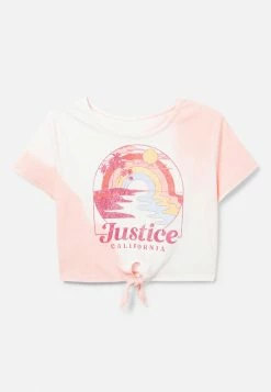 Adjmi Tops Color-Changing Tie-Front Tee