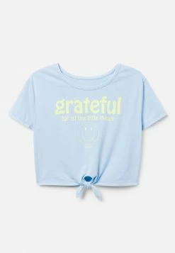 Adjmi Tops Color-Changing Tie-Front Tee