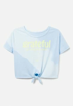 Adjmi Tops Color-Changing Tie-Front Tee