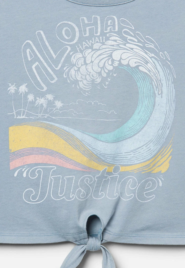 Adjmi Color-Changing Tie-Front Tee Tops 5 Adjmi Color-Changing Tie-Front Tee Tops