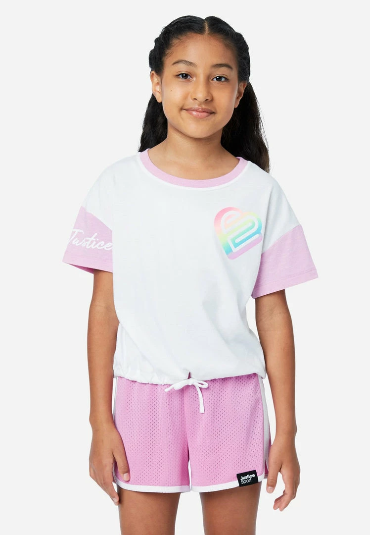 Adjmi J Sport Graphic Drawstring Top Tops 3 Adjmi J Sport Graphic Drawstring Top Tops