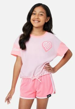 Adjmi J Sport Graphic Drawstring Top