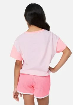 Adjmi J Sport Graphic Drawstring Top