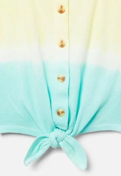 Adjmi Tops Tie-Front Button-Up Top