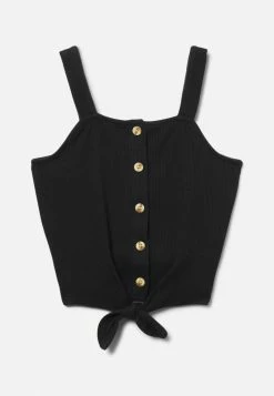 Adjmi Tops Tie-Front Button-Up Top