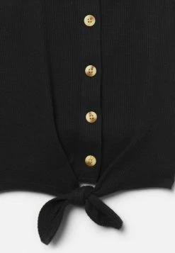 Adjmi Tops Tie-Front Button-Up Top