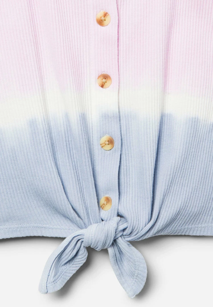 Adjmi Tie-Front Button-Up Top Tops 4 Adjmi Tie-Front Button-Up Top Tops