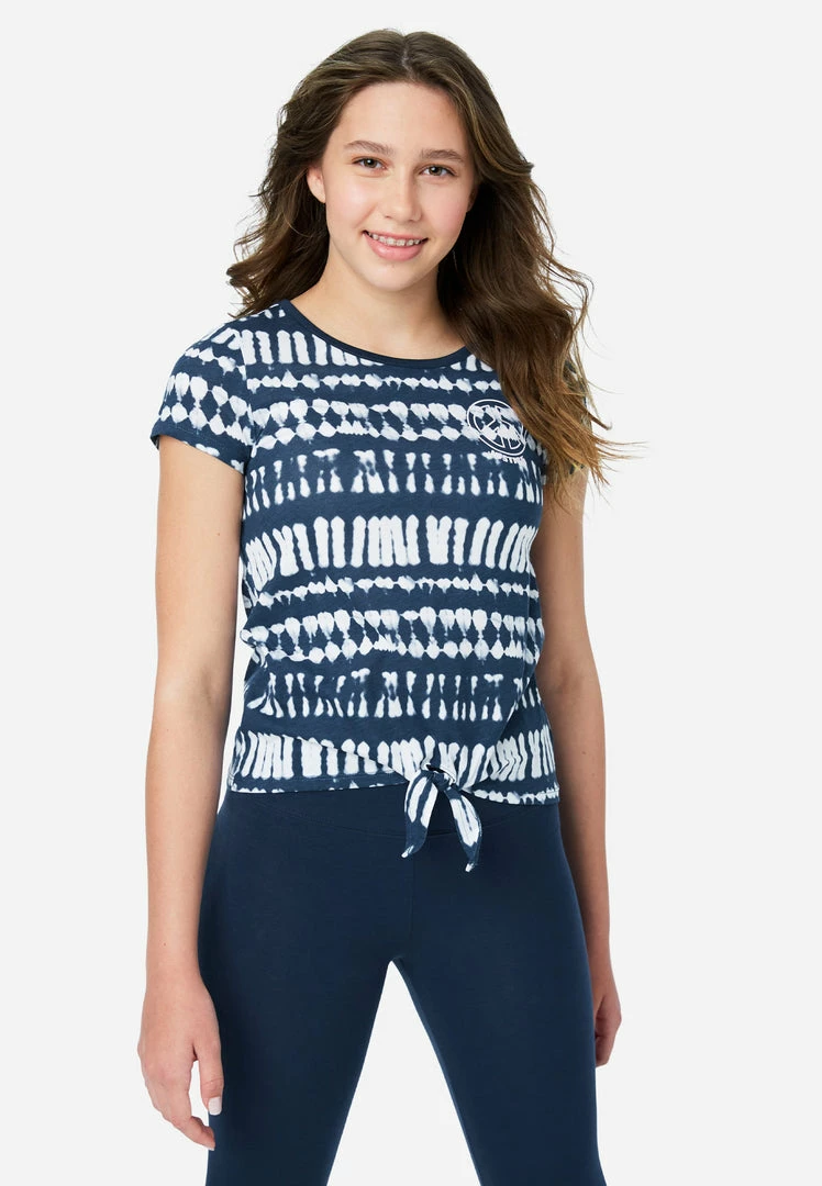 Adjmi Tops Tie-Dye Tie-Front Top 3 Adjmi Tops Tie-Dye Tie-Front Top