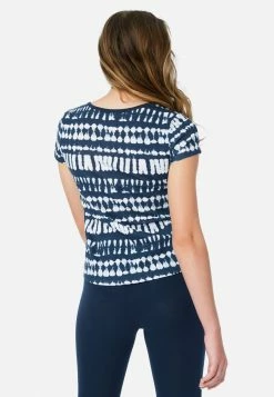 Adjmi Tops Tie-Dye Tie-Front Top