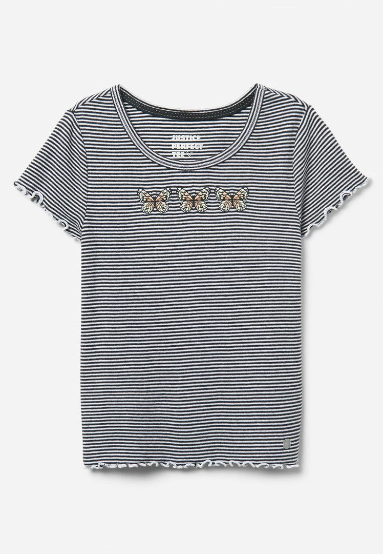 Adjmi Striped Short Sleeve Tee 3 Adjmi Striped Short Sleeve Tee