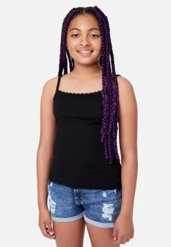 Adjmi Lace-Trim Scoop Neck Tank Tops