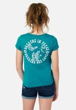 Adjmi Graphic Tie-Front Tee Tops