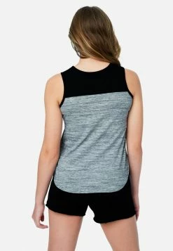 Adjmi Color Block Scoop Neck Tank Tops