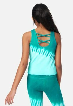 Adjmi Collection X By Justice Tie-Dye Scoop-Neck Tank