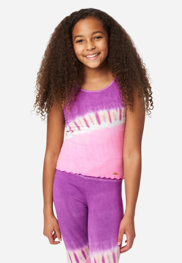 Adjmi Tops Collection X By Justice Tie-Dye Scoop-Neck Tank 3 Adjmi Tops Collection X By Justice Tie-Dye Scoop-Neck Tank