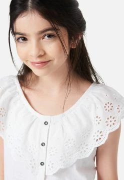 Adjmi Eyelet Ruffle Tank