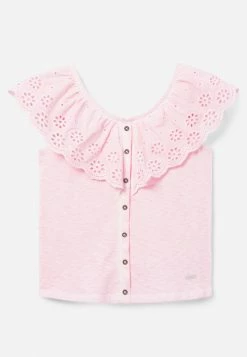 Adjmi Tops Eyelet Ruffle Tank