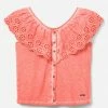 Adjmi Tops Eyelet Ruffle Tank 2 Adjmi Tops Eyelet Ruffle Tank