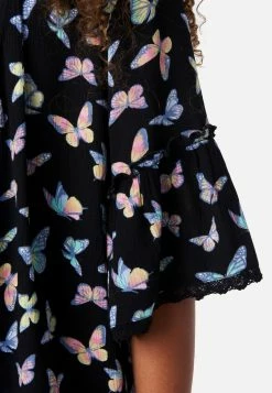 Adjmi Patterned Lace-Trim Open Cardi