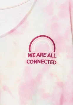 Adjmi Tops Graphic Drawstring Scoop-Neck Tee