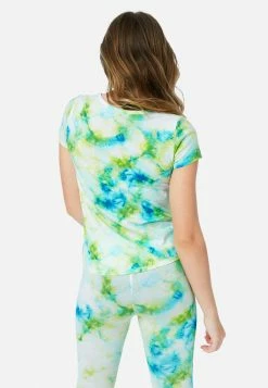 Adjmi Tops Tie-Dye Tie-Front Top