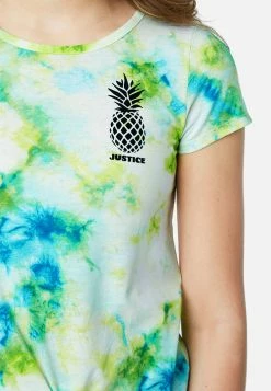 Adjmi Tops Tie-Dye Tie-Front Top