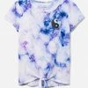 Adjmi Tops Tie-Dye Tie-Front Top 1 Adjmi Tops Tie-Dye Tie-Front Top