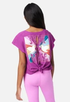 Adjmi Tops Collection X By Justice Slit-Back Circle Tee