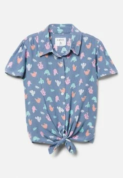 Adjmi Tops Patterned Button-Up Top