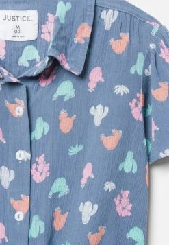 Adjmi Tops Patterned Button-Up Top