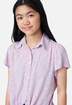 Adjmi Tops Patterned Button-Up Top