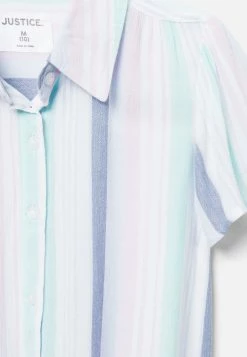 Adjmi Tops Patterned Button-Up Top