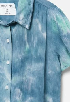 Adjmi Tops Patterned Button-Up Top