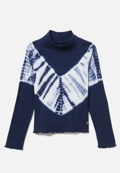 Adjmi Tie-Dye Mock Neck Top