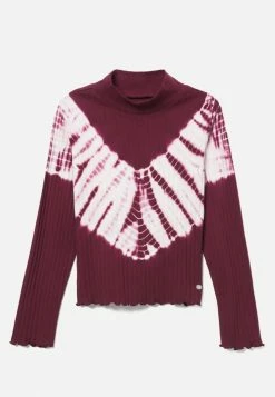 Adjmi Tie-Dye Mock Neck Top Tops