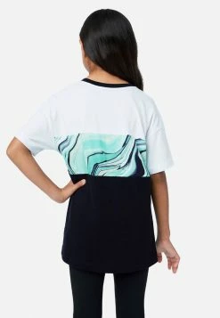 Adjmi J Sport Color Block Oversized Tee Tops