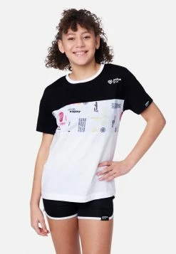 Adjmi J Sport Color Block Oversized Tee Tops