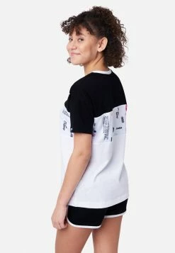 Adjmi J Sport Color Block Oversized Tee Tops